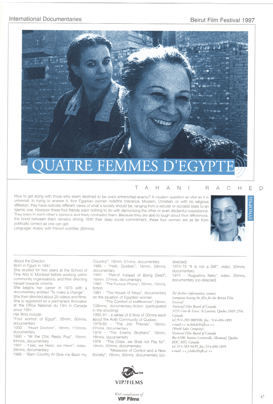 Quatre Femmes D'Egypte