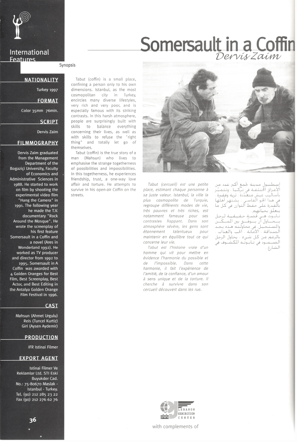 Somersault in a Coffin