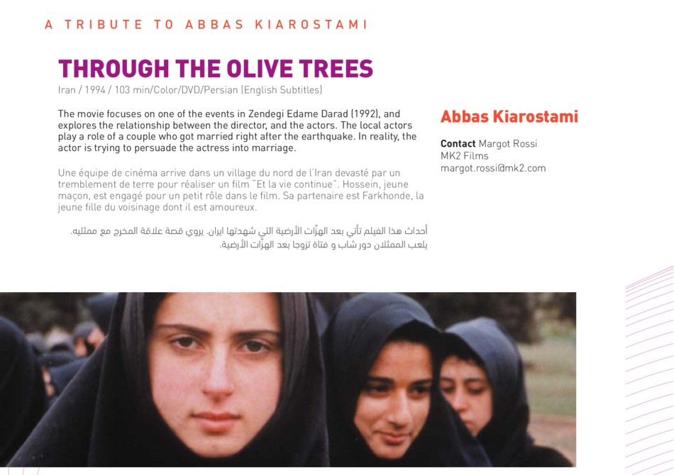 Through The Olive Trees