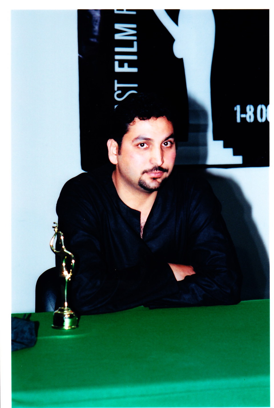 Hani al Shaibani director of short film Jawhara at his press conference