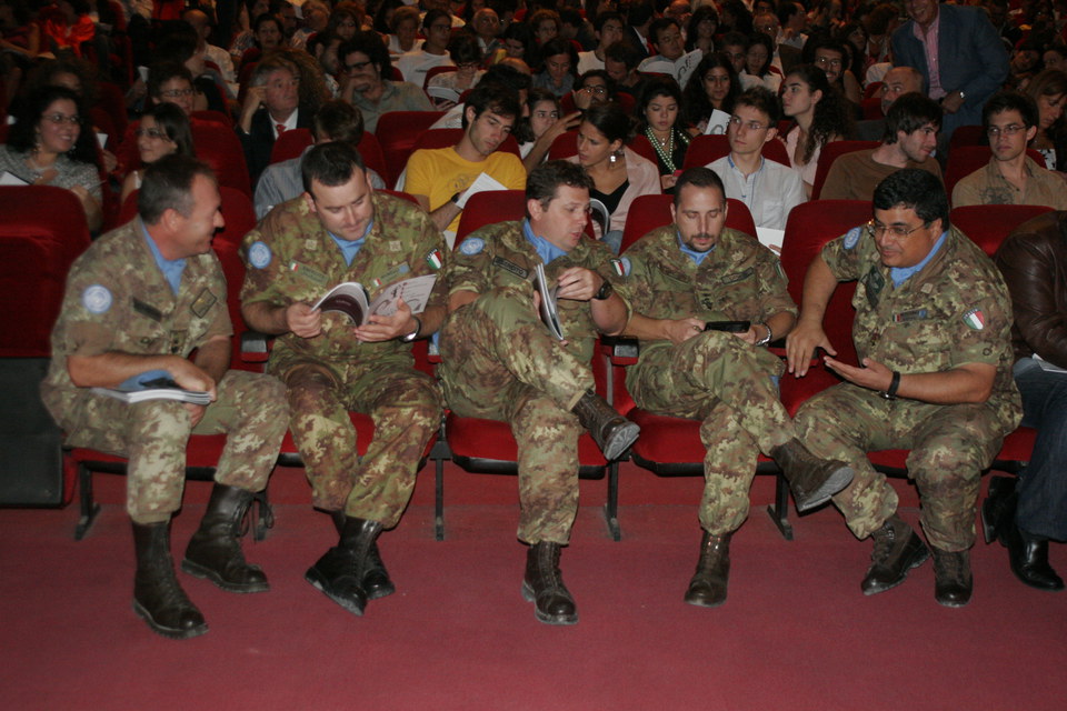 UNIFIL Italian Contingent Officers, came to Beirut to attend the famous IL DIVO film by Paolo Sorrentino