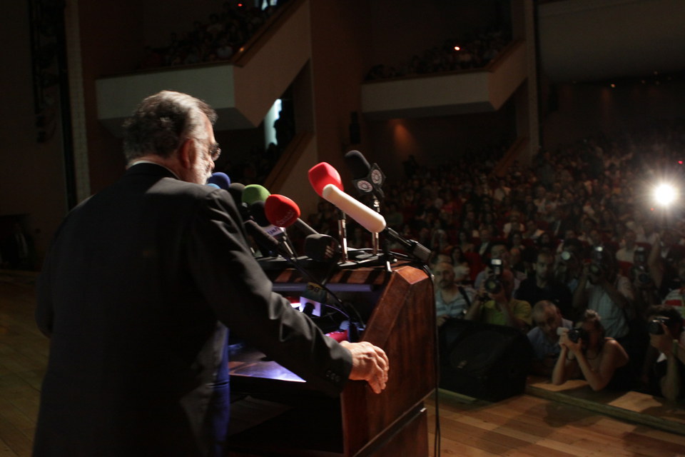 View of theater watching Coppola