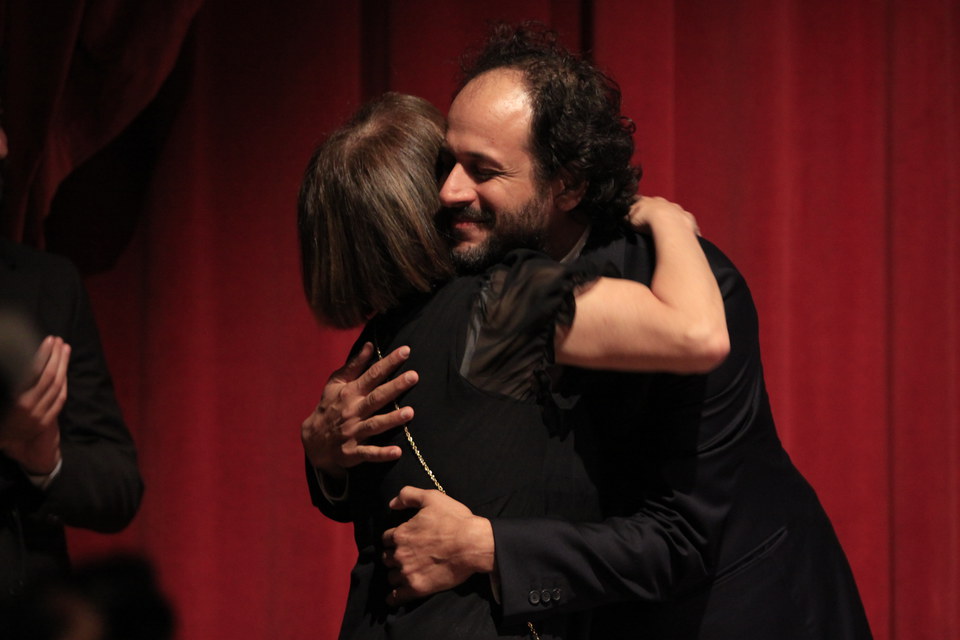 Gudagnino thank Festival Director Colette Naufal