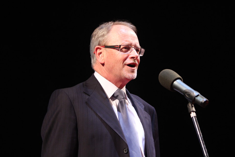 Mr Garzuel , General Manager SGBL giving a word