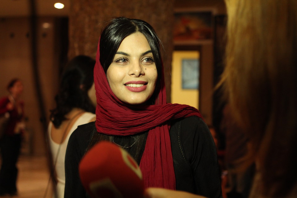 Iranian actress Tina Amiri, in Kurdiish/Iranian Feature Mandoo