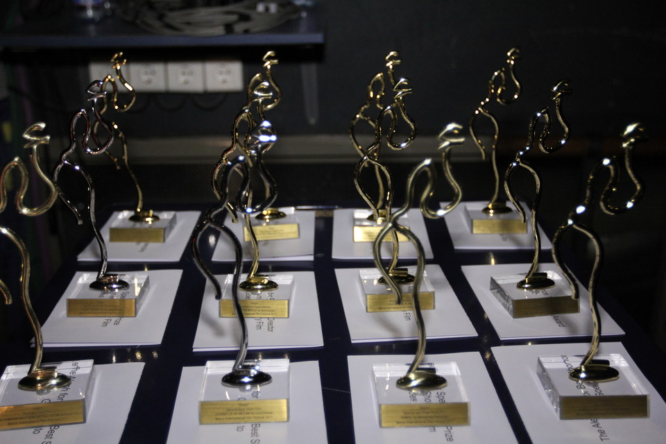 Aleph awards waiting to be distributed