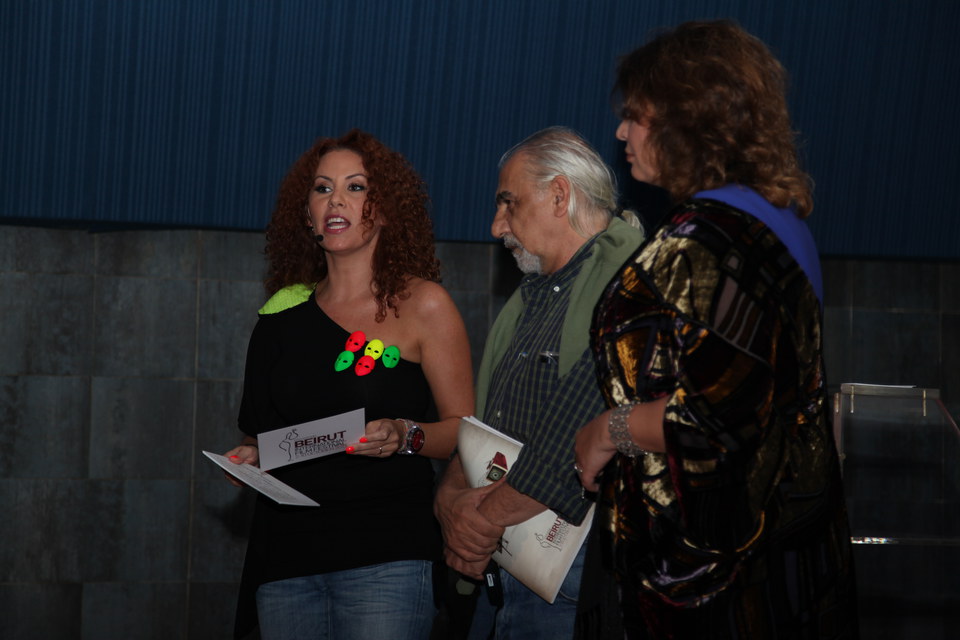 Members of the Jury being introduced by Ceremony Host Ms. Charabaty