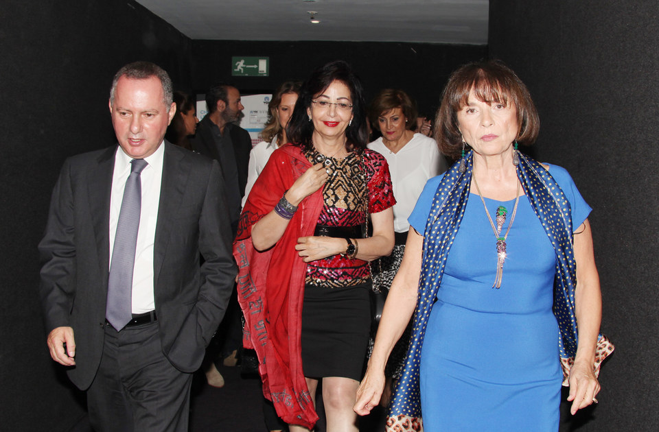 Minister of Culture Mr. Rony Arayji, DG Ministry of Tourism Mrs. Nada Sardouk, Festival Director Colette Naufal