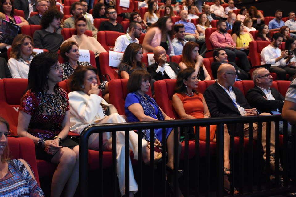 Front row: Nada Sardouk, Alice Edde, Colette Naufal, Nada DOumani, Carlos Chahine & Pierre Abi Saab