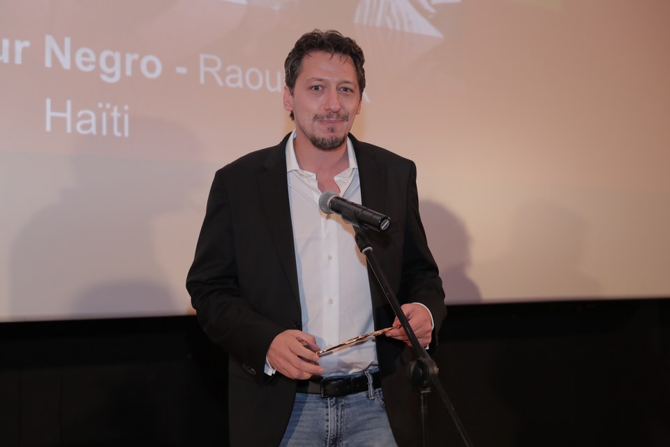 Audience Vote Award Winner, I Am Not Your Negro, represented by distrtibutor Gianluca Chakra, Frontrow Entertainment