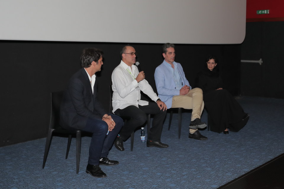 Charles Gilibert producer 24 Frames, Ahmad Kiarostami Son of AK, Ali Kamali Assistant to AK, Ensieh Maleki Sound Supervisor