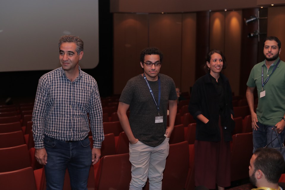 Mehdi Noormohammadi director Shleltered in Oak, Jaafar al Madhoon director Rattled, Myriam Rey director Only My Voice